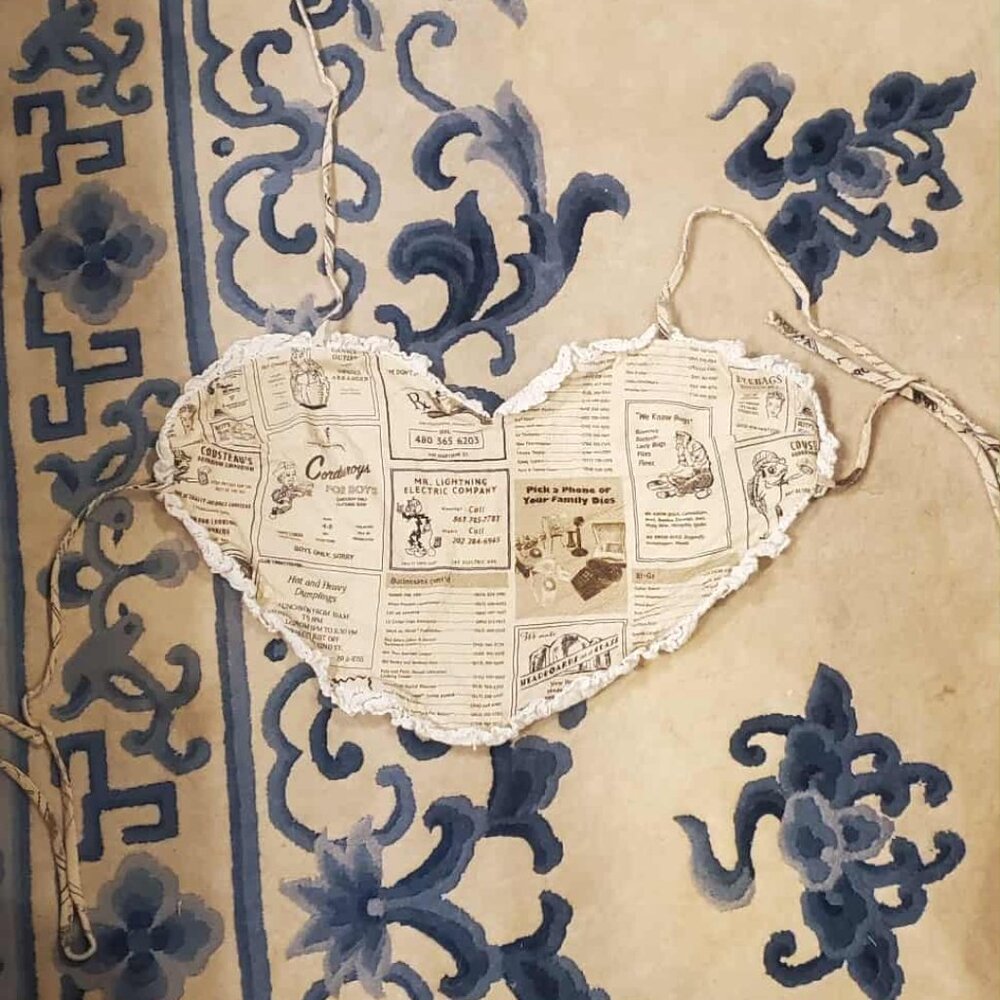 Fashion Brand Company Cream Heart-Shaped Top